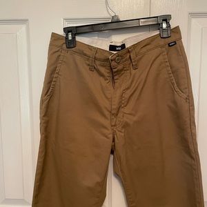 Van’s dark khaki pants 30x30